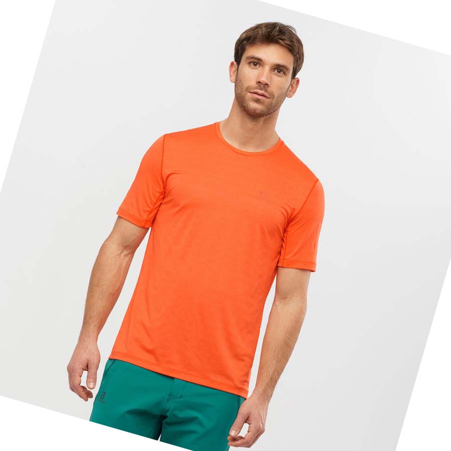 Camiseta Salomon OUTLINE Hombre Naranjas | MX 3251NWY